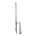 Boligrafo-Rollerball-Crystalline-Nova-blanco-cromado