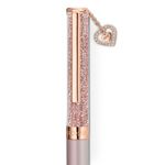 Boligrafo-Crystalline-rosa-baño-tono-oro-rosa