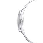 Reloj-Crystalline-Aura-brazalete-de-metal-tono-plateado-acero-inoxidable