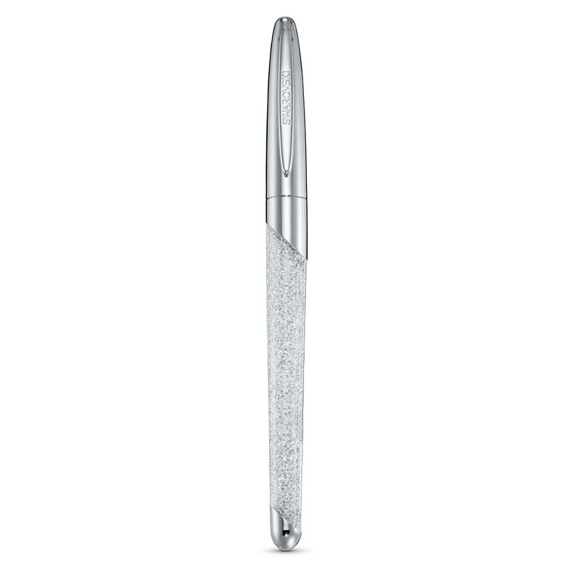 Boligrafo-Rollerball-Crystalline-Nova-blanco-cromado