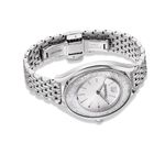 Reloj-Crystalline-Aura-brazalete-de-metal-tono-plateado-acero-inoxidable