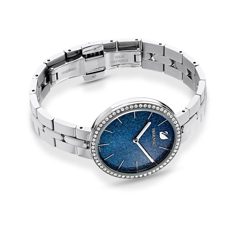 Reloj-Cosmopolitan-brazalete-de-metal-azul-acero-inoxidable