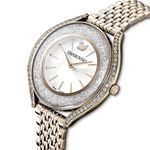 Reloj-Crystalline-Aura-brazalete-de-metal-tono-dorado-PVD-tono-oro-champan