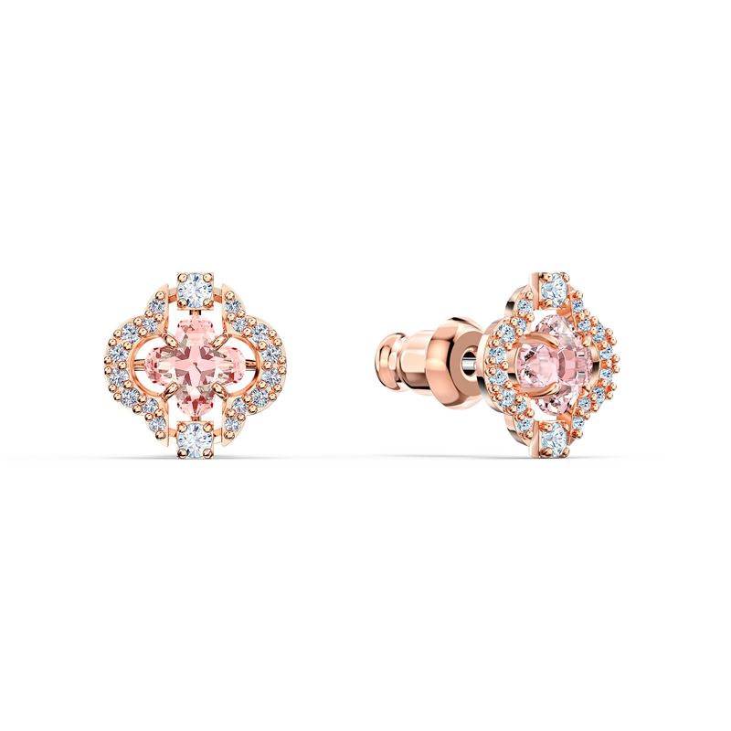 Conjunto-Swarovski-Sparkling-Dance-Clover-rosa-baño-tono-oro-rosa