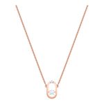 Collar-North-blanco-baño-de-oro-rosa
