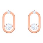 Aretes-North-blanco-baño-de-oro-rosa