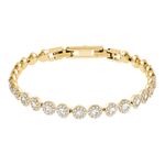 Pulsera-Angelic-blanco-Baño-en-tono-Oro