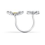 Anillo-abierto-Eternal-Flower-amarillo-combinacion-de-acabados-metalicos