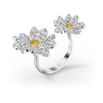 Anillo-abierto-Eternal-Flower-amarillo-combinacion-de-acabados-metalicos