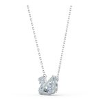 Collar-Dancing-Swan-blanco-baño-de-rodio