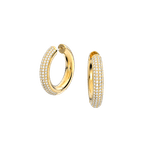 Pendientes-de-aro-Dextera-Blanco