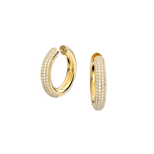 Pendientes de aro Dextera, Blanco