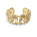 Brazalete-Harmonia-Cristales-flotantes-de-gran-tamaño--Amarillo-Baño-tono-oro