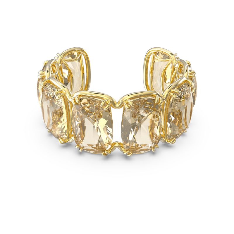 Brazalete-Harmonia-Cristales-flotantes-de-gran-tamaño--Amarillo-Baño-tono-oro