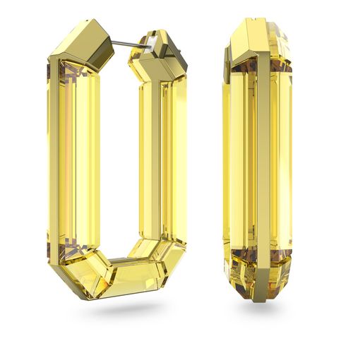 Aretes de aro Lucent, Amarillos