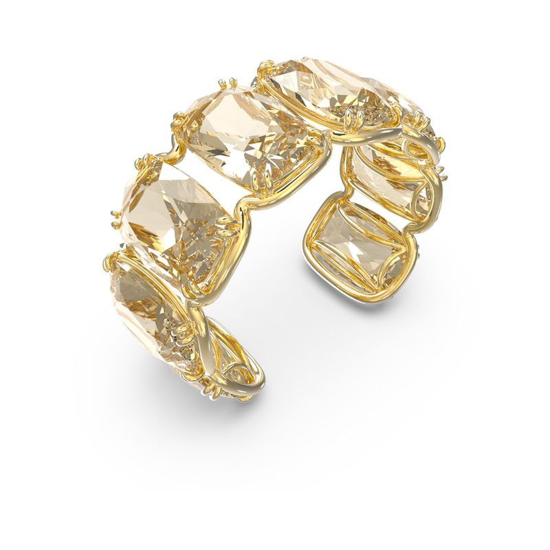 Brazalete-Harmonia-Cristales-flotantes-de-gran-tamaño--Amarillo-Baño-tono-oro