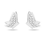 Aretes-pequeños-Lilia-Mariposa-Blancos-Baño-de-rodio