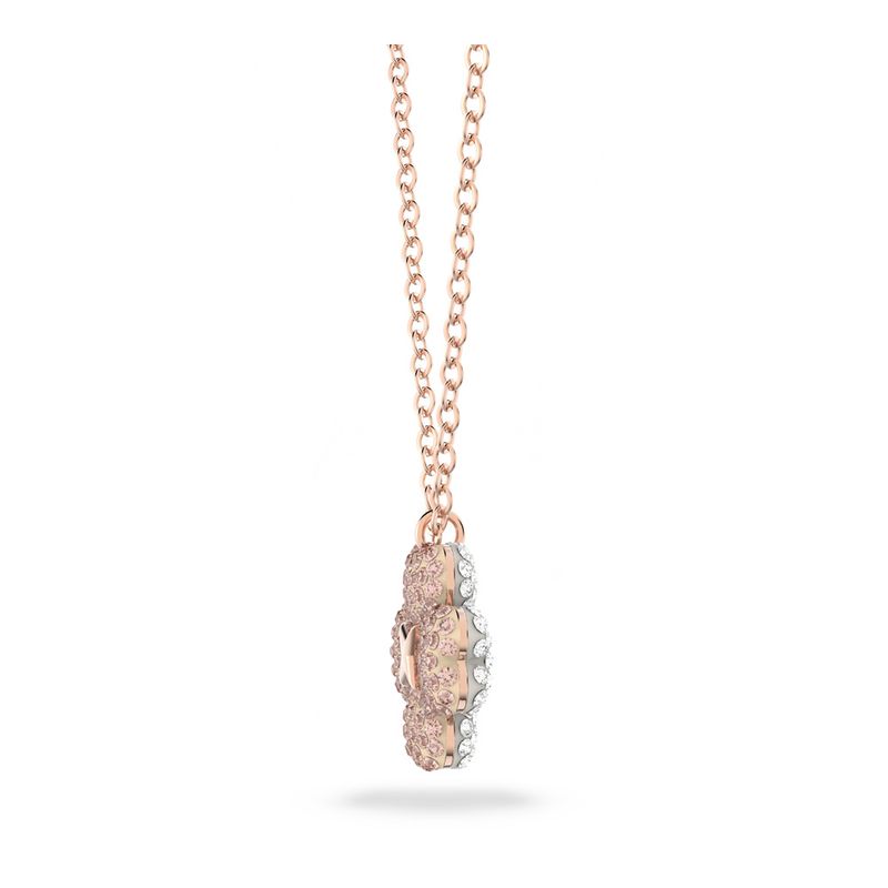 Colgante-Latisha-Flor-Rosa-Baño-tono-oro-rosa