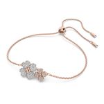 Pulsera-Latisha-Flor-Multicolor-Baño-tono-oro-rosa