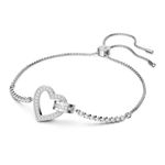 Pulsera-Lovely-Corazon-Blanca-Baño-de-rodio