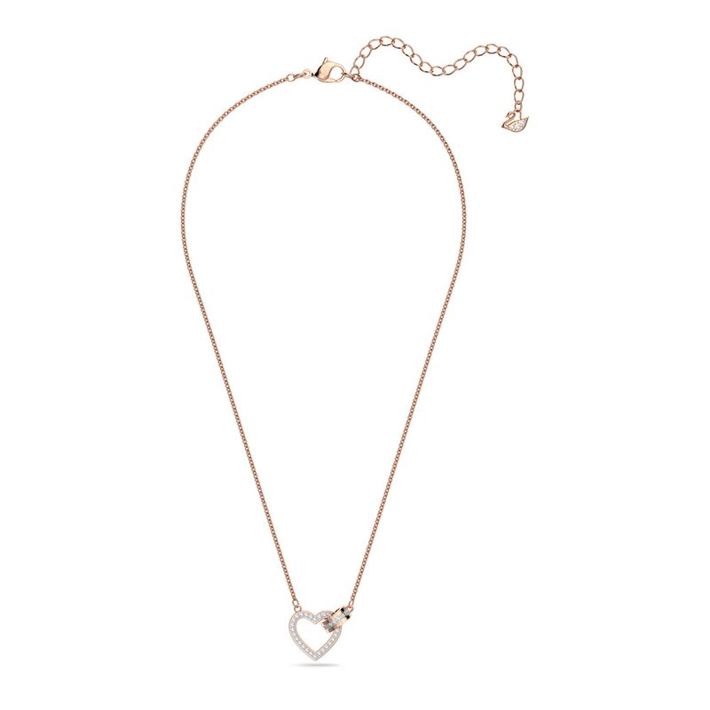 Collar-Lovely-Corazon-Blanco-Baño-tono-oro-rosa