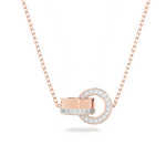 Colgante-Hollow-Pequeño-Blanco-Baño-tono-oro-rosa