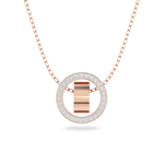 Colgante-Hollow-Circulo-Blanco-Baño-tono-oro-rosa