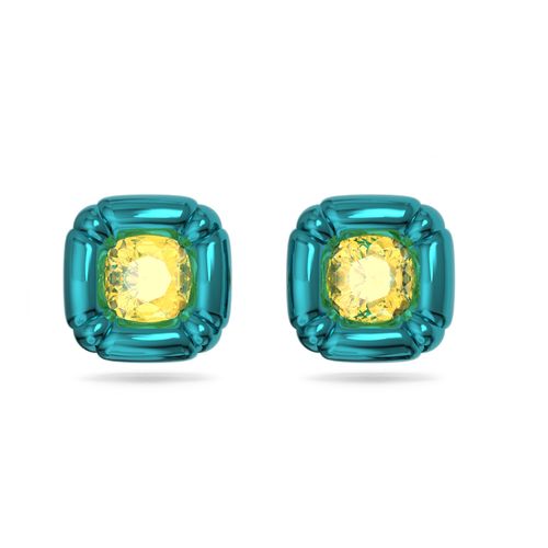 Pendientes de botón Dulcis, Individual, Azul