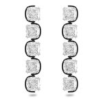 Pendientes-de-gota-Harmonia-Cristales-flotantes-talla-Cushion-Blanco-Combinacion-de-acabados-metalicos