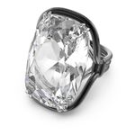 Anillo-Harmonia-Cristal-flotante-de-gran-tamaño-Blanco-Combinacion-de-acabados-metalicos