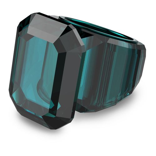 Anillo de cóctel Lucent, Verde