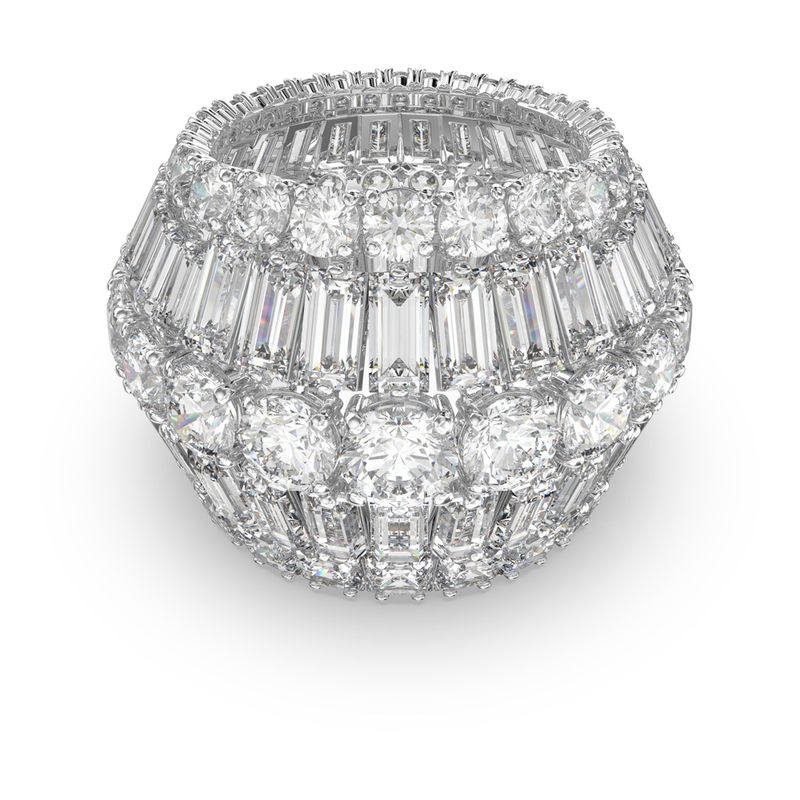 Anillo-de-coctel-Hyperbola-Grande-Blanco-Baño-de-rodio
