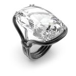 Anillo-Harmonia-Cristal-flotante-de-gran-tamaño-Blanco-Combinacion-de-acabados-metalicos