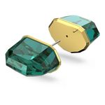 Pendiente-stud-Lucent-Individual-Verde-Baño-tono-oro