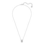 Collar-Millenia-Circonita-Swarovski-cuadrada-Blanco-Baño-de-rodio