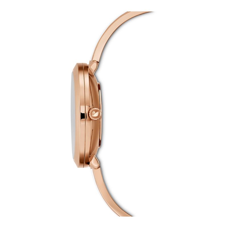 Reloj-Crystalline-Delight-Brazalete-De-Metal-Blanco-Pvd-Tono-Oro-Rosa