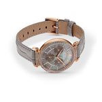 Reloj-Passage-Chrono-Correa-De-Piel-Gris-Pvd-Tono-Oro-Rosa