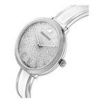 Reloj-Crystalline-Delight-brazalete-de-metal-blanco-acero-inoxidable