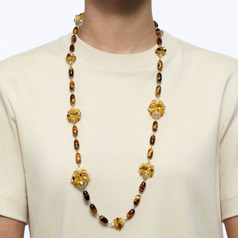 Collar-Somnia-Marron-Baño-tono-oro