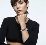 Pulsera-Harmonia-Cristales-de-talla-cushion-Blanco-Combinacion-de-acabados-metalicos
