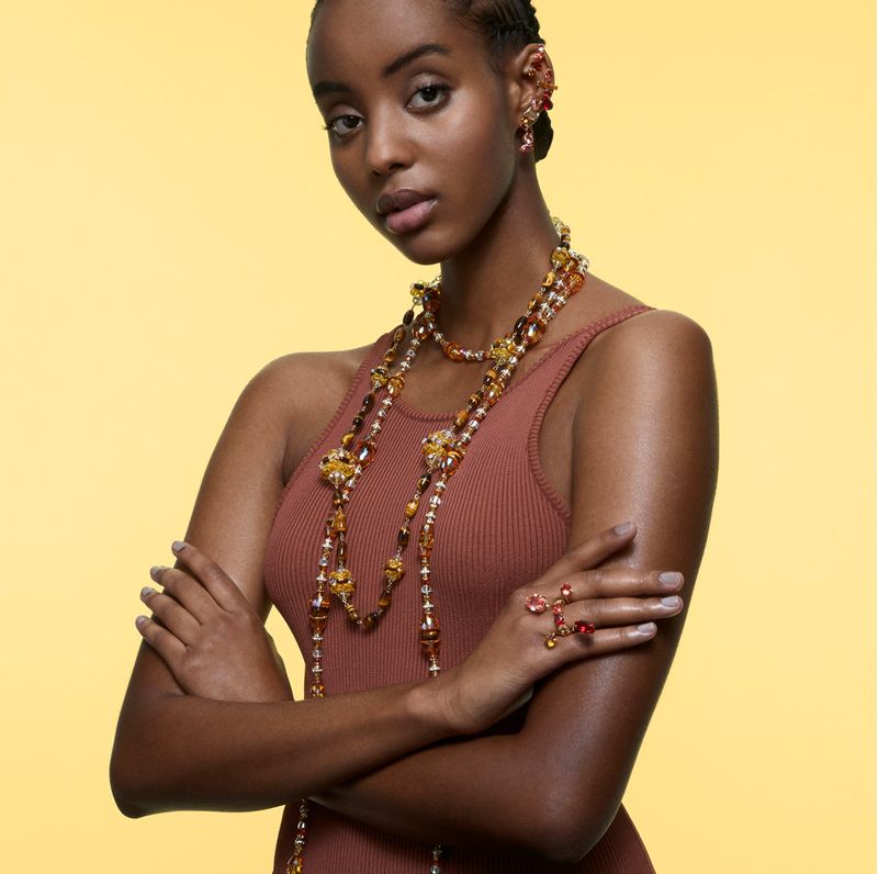 Collar-Somnia-Marron-Baño-tono-oro