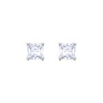 Aretes-de-boton-Attract-blanco-baño-de-rodio