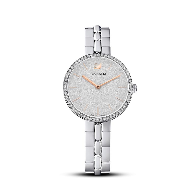 Reloj-Cosmopolitan-brazalete-de-metal-blanco-acero-inoxidable