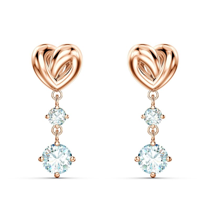 Lifelong-Heart-Pierced-Earrings-blanco-baño-de-oro-rosa