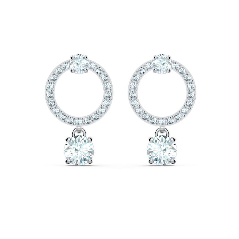 Aretes-Attract-Circle-blanco-baño-de-rodio