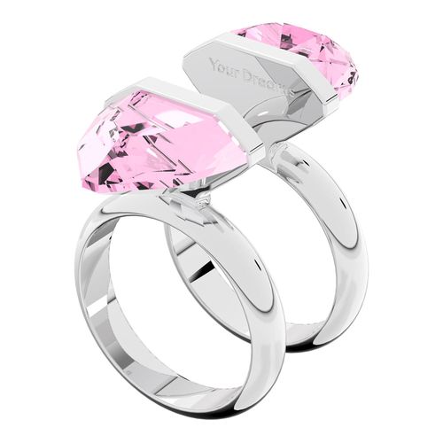 Anillo Lucent, Magnetic, Rosa, Baño de rodio