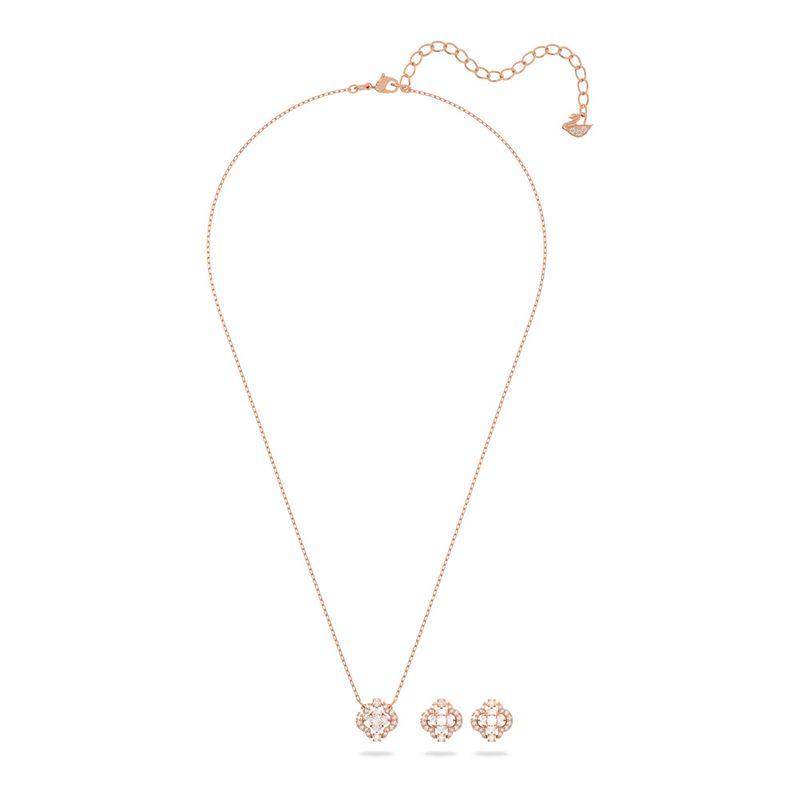 Conjunto-Swarovski-Sparkling-Dance-Blanco-Baño-tono-oro-rosa