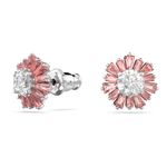 Pendientes-de-boton-Sunshine-Rosas-Baño-de-rodio