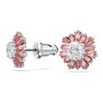Pendientes-de-boton-Sunshine-Rosas-Baño-de-rodio