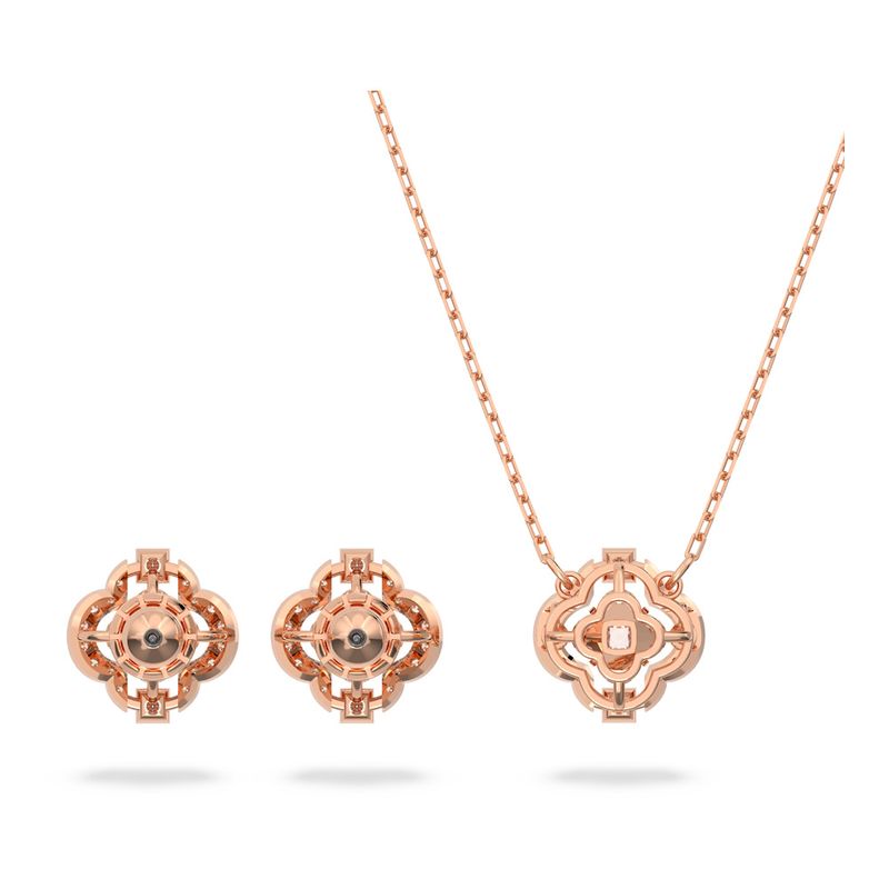 Conjunto-Swarovski-Sparkling-Dance-Blanco-Baño-tono-oro-rosa